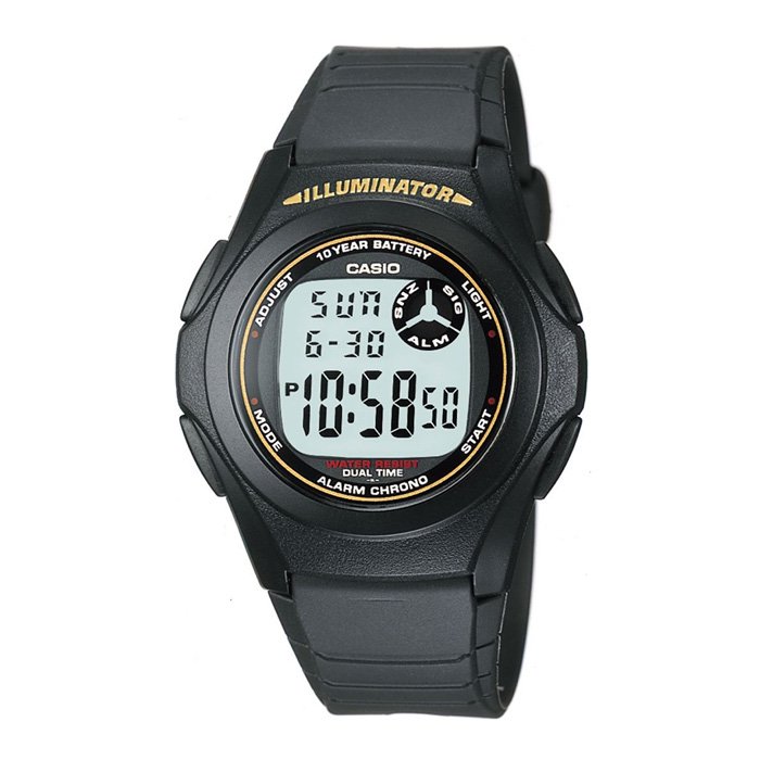Reloj Digital Negro Casio F-200w-9a