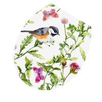 Bothyi - Calcomanías Florales Para Tapa De Inodoro, Pegatina De Pared Para Asiento De Inodoro De Pvc Diy Para Decoración De Baño