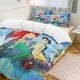 thumbnail image 1 of The Little Mermaid 3-Piece Bedding Set Soft Warm And Comfortable Soft Bed Set for Bedroom, 1 of 5