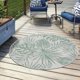 thumbnail image 1 of Alfombra Redonda para Exterior Keen Home Design 160 cm Verde Verano Lavable, 1 of 4