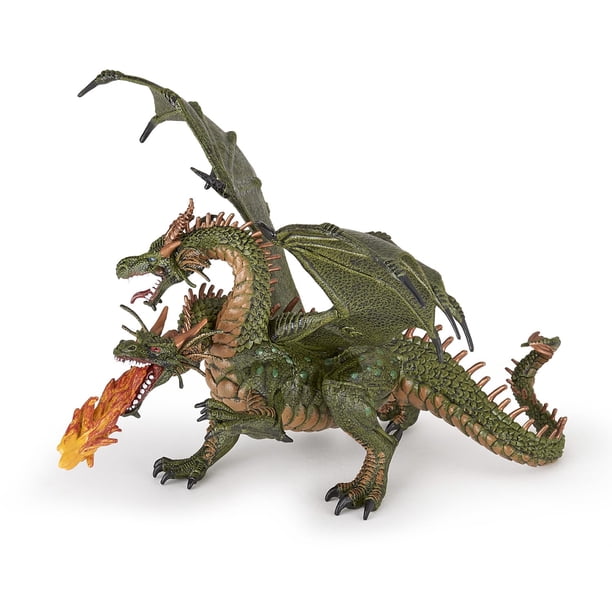 Figura Papo Medieval Fantasy con dragón de dos cabezas 36019 para niños a partir de 3 años