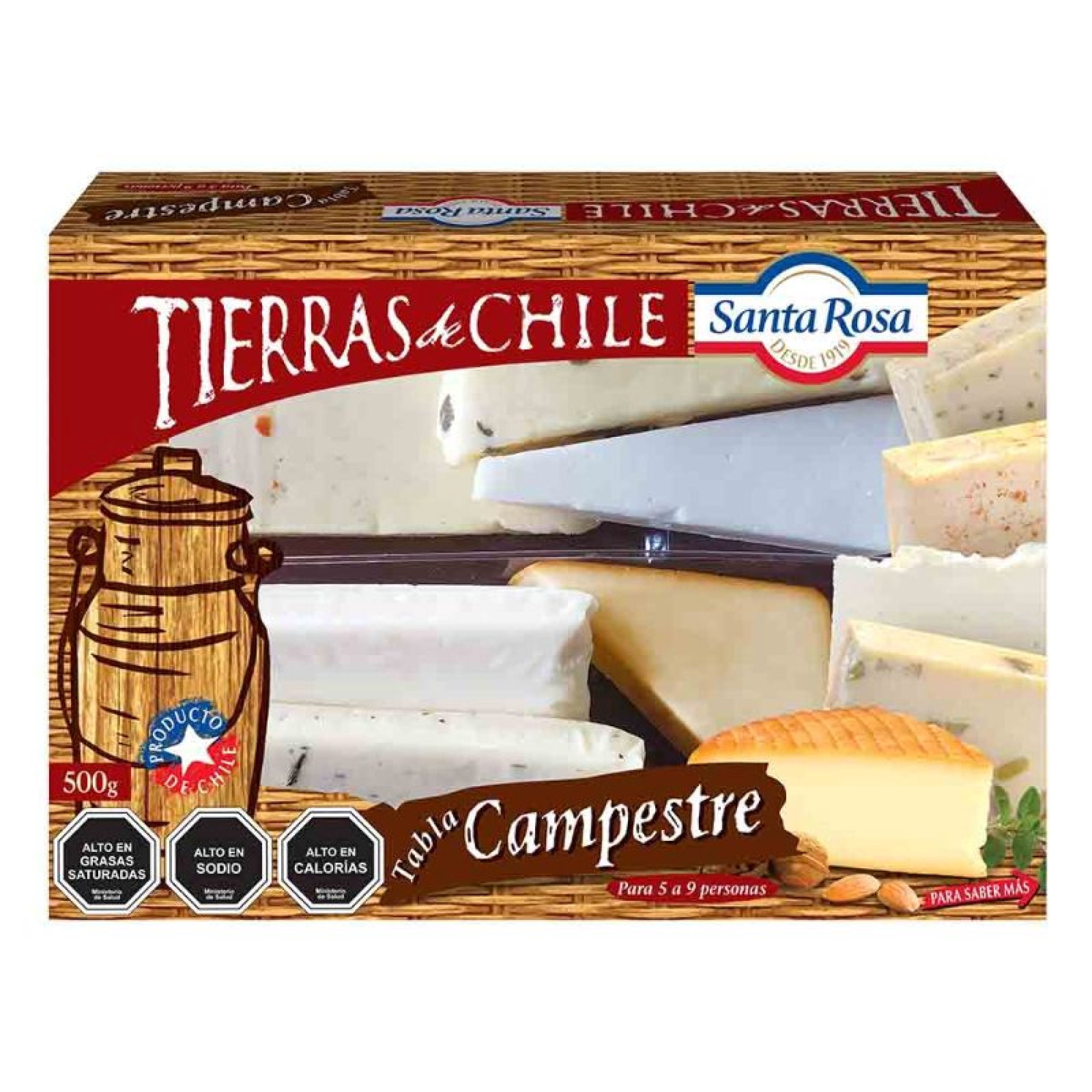 Tabla De Quesos Campestre Santa Rosa