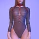 thumbnail image 1 of Chain Multi-layer Chest Harness, Gothic Hollow Out Halter Erotic Bondage Belts, Women's Sexy Lingerie & Underwear Accessories, 1 of 3