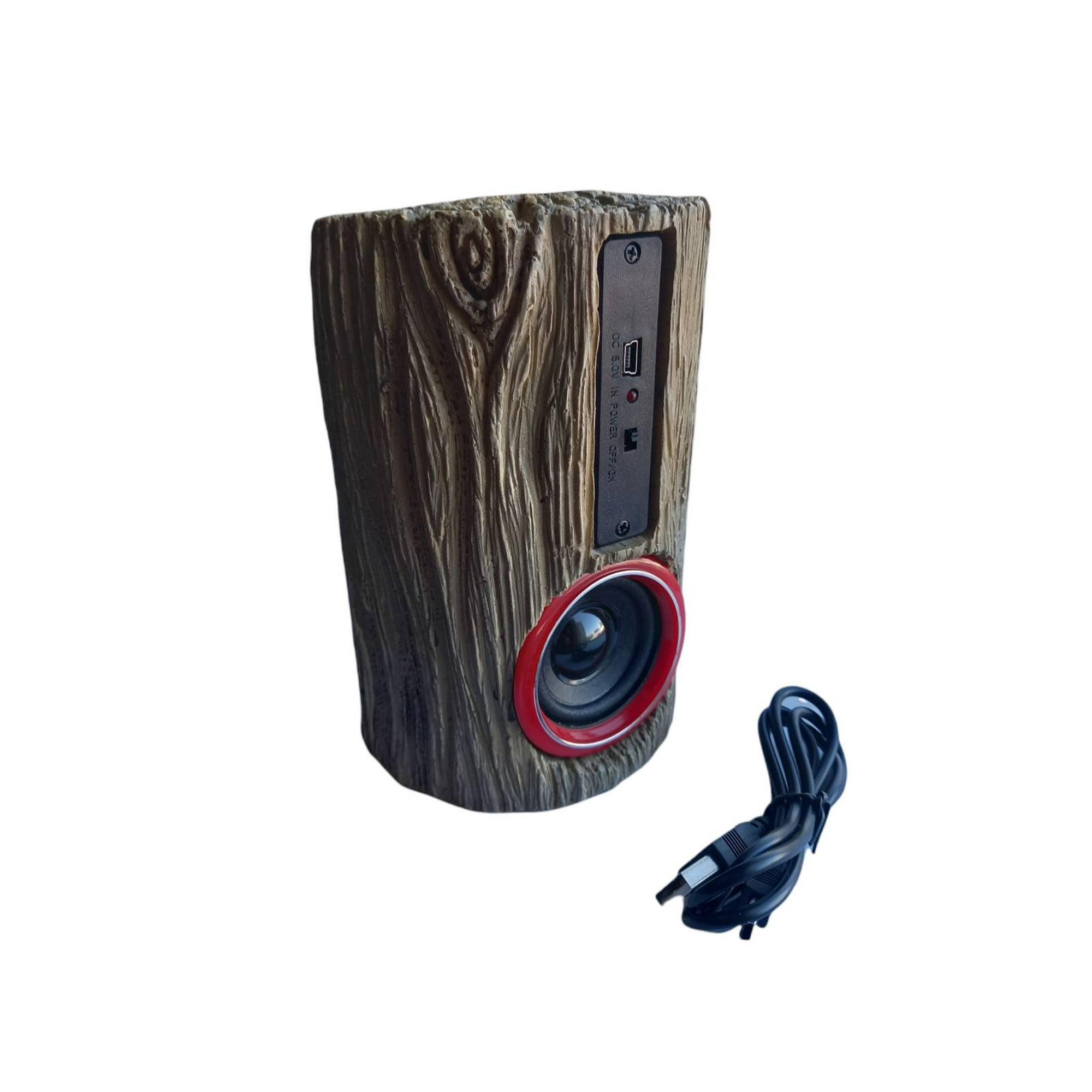 Mundo Eve - Parlante Bluethooth Diseño Tronco 16 X 9