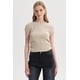 thumbnail image 1 of Polera Mujer Cropped Beige, 1 of 4