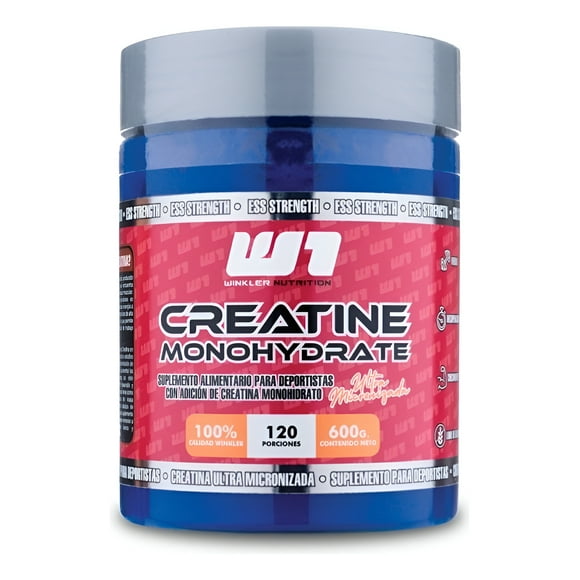Creatina Monohidrato 600 Grs 120 Servicios Winkler Nutrition