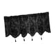 thumbnail image 3 of Cortina Con Cenefa Térmica Oscurecedora Con Bolsillo Para Barra Para Habitación Infantil Estilo Granja, Cocina, Color Negro, L, 3 of 5