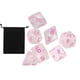 thumbnail image 5 of 7 Dados Poliédricos Para Juegos De Mesa, Suministros Para Fiestas, Juegos De Rol, Color Rosa, 5 of 5