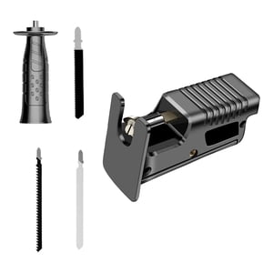 Ioensy - Adaptador De Taladro Eléctrico, Sierra De Taladro Multifuncional Para Corte De Borde Curvo, Paquete Normal