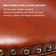 thumbnail image 3 of Cow top Leather Wooden Bar Stools, 360 Degree Swivel Bar Chair with Backs,Bar height Couner Height Barstools for Home Kitchen Dining Room and Bar Room(brown 1pc), 3 of 3