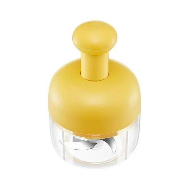 Mini Picadora Triturador 300ml Manual Verduras Ajo Portátil