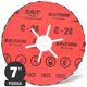 thumbnail image 1 of Disco Fibra Conformado - Piedra - 7'' - Grano 24 - Sait, 1 of 5