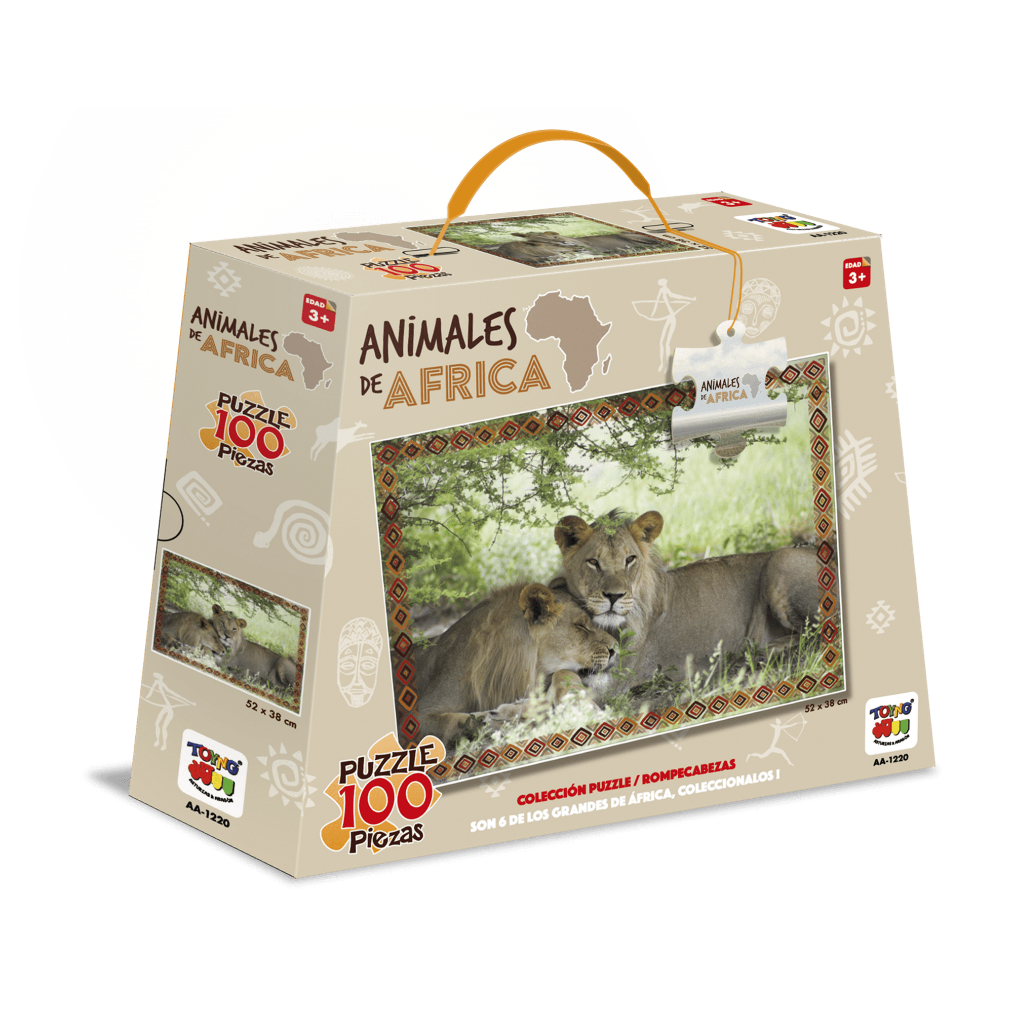 Puzzle Leones (100 Piezas) - Toyng
