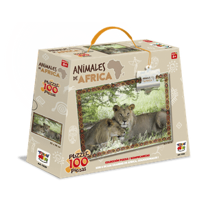 Puzzle 100 Piezas Leones - Toyng