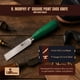 thumbnail image 2 of Cuchillo De Punta Cuadrada De 4 Para Cuero Y Conductos, 2 of 6