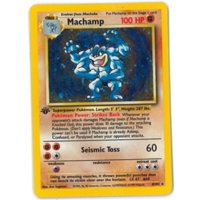 Tarjeta Coleccionable Pokémon Machamp 1A Edición Holo Rare 8/102