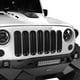 thumbnail image 5 of Insertos de parrilla Hooke Road para Jeep Wrangler JK, color negro mate, 5 of 9