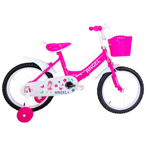 Vipnetwork - Bicicleta Aro 16 Infantil Rosado Angel