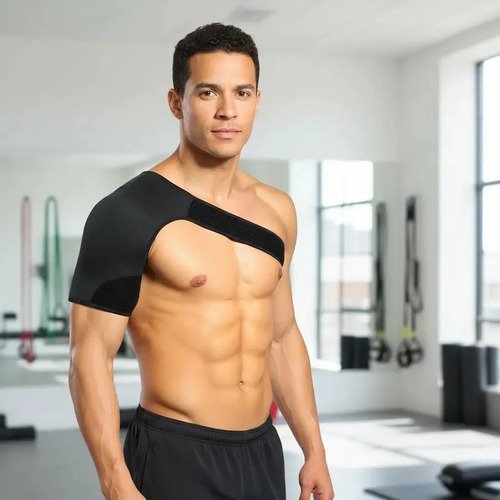 Hombrera Ortopédica Neoclinic Ajustable Para Tendinitis Y Luxación Negro Unica