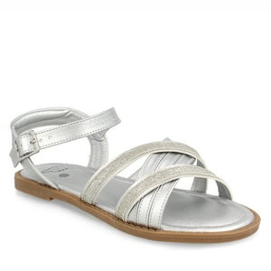 Sandalia Niña Bubblegummers Beyonce Plateado
