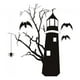 thumbnail image 1 of Decomural Haunted Lighthouse Halloween WS-17098, 1 of 2