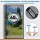 thumbnail image 2 of Puerta Mosquitera Magnética Reversible 39x83 Pulgadas Gris, 2 of 9