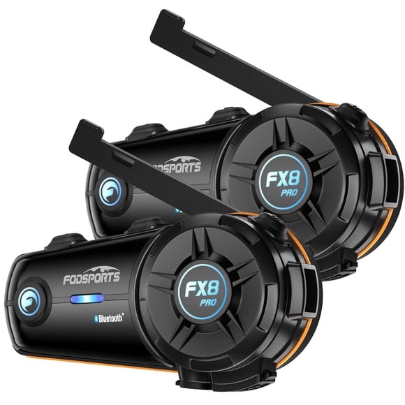 Sistema de comunicación para motocicletas Fodsports FX8 Pro, paquete de 2