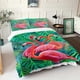 thumbnail image 1 of Quilt Cover with Flamingo Cartoon Bird for Children 100% Polyester Bedding Breathable Duvet Custom Made Set Home, 1 of 5