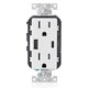 thumbnail image 1 of Cargador de pared USB Leviton T5633-W tipo A y tipo C 15A, 1 of 5