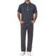 thumbnail image 2 of INSPIRE CHIC Camisetas Polo de Verano Casual para Hombre con Bloque de Color, Cuello y Bolsillo de Manga Corta S Gris Oscuro, 2 of 6