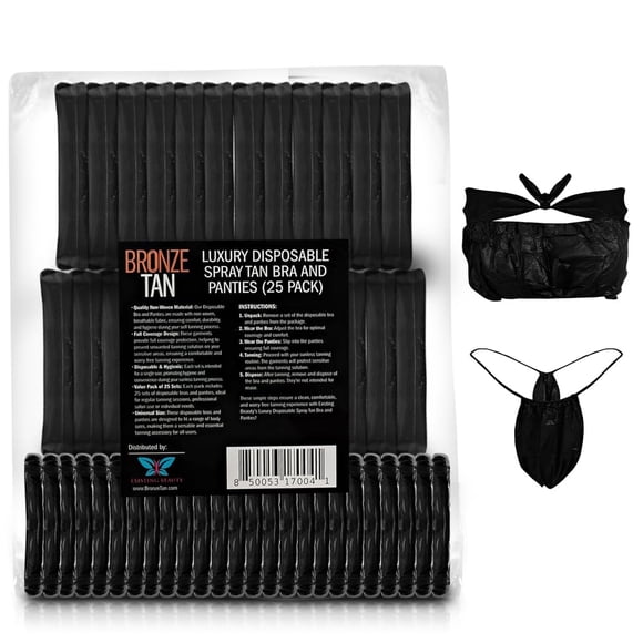 Ropa interior desechable Bronze Tan Spray, 25 juegos