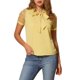 thumbnail image 1 of INSPIRE CHIC Blusa de Mujer para Regreso a Clases con Lazo en el Cuello, Cuello en V, Cuello Alto, Manga Corta de Malla, Talla XL, Amarillo, 1 of 6