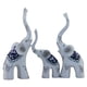 thumbnail image 5 of 3x Elefantes Estatuillas De La Familia Hogar De Mesa Estatuas De Animales Escultura Decoración, 5 of 5