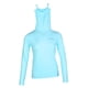thumbnail image 1 of el protector de la erupción de la camiseta de enfriamiento del golf de las mujeres elásticas con la máscara anti-uv azul s, 1 of 5