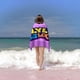 thumbnail image 2 of Lyla en Acción Toalla de playa de secado rápido con diseño temático, regalo para mujeres y niñas, ideal para cumpleaños, fans, amantes de la música, uso en la playa o al aire libre, 78 × 150 cm, 2 of 6