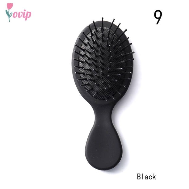 Travel Foldable Hair Comb with Mirror Brush Massage Anti Static Hair Comb Hairdressing Personality Hairpin Styling Combs Tool