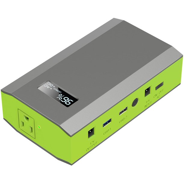 Batería externa ZeroKor, 24000 mAh, 65 W, toma de corriente alterna, 110 V, portátil