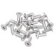 thumbnail image 1 of Uxcell M3x0.5x8mm 50 Pack Tornillos de Cabeza Redonda Plana de Metal Phillips Drive Machine Bolt, 1 of 5