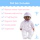 thumbnail image 2 of Muñeca JC Toys La Baby afroamericana de 40 cm con atuendo, 2 of 6