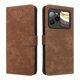 thumbnail image 1 of Funda Billetera para BLU Bold N4 con Soporte - Cartera de Cuero con Ranuras Marrón, 1 of 5