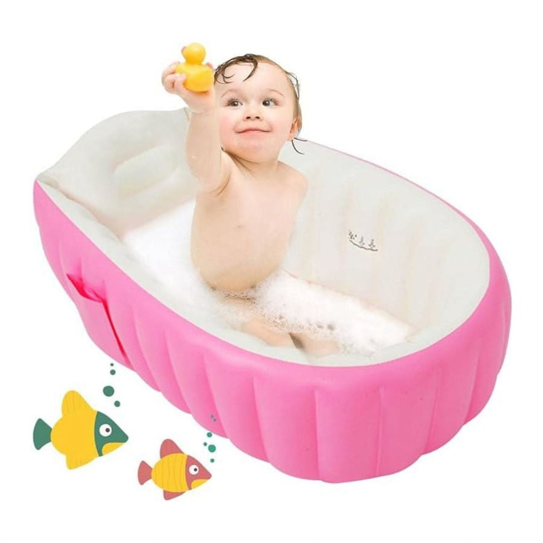 Click Ventas - Bañera Inflable Plegable Para Bebé Con Antideslizante Ducha
