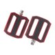 thumbnail image 3 of Pedales De Bicicleta De Aleación De Aluminio Resistente Para Bicicleta Plegable, Suministros Para Montar En Bicicleta De Carretera, Color Rojo, 3 of 5