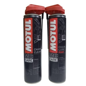 Kit De Limpieza Motul C1 + Lubricante C2 400 Ml
