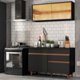 thumbnail image 1 of Kit Muble de Cocina Madesa Reims 120 cm Negro, 1 of 9