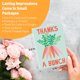 thumbnail image 2 of Sweetzer Orange Funny Thank You Cards, 24 tarjetas punny en blanco, 2 of 3