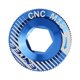 thumbnail image 1 of Bicicleta M18 Cubierta De Brazo De Manivela Sombrero BMX Rueda De Cadena De Bicicleta Juego De Bielas Perno Azul, 1 of 5