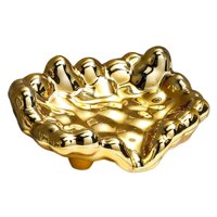 Magideal - Soporte Independiente Para Jabonera, Soporte Para Jabón, Bandeja De Jabón Con Drenaje Automático, Estante De Almacenamiento De Jabón Para , Baño, Dorado