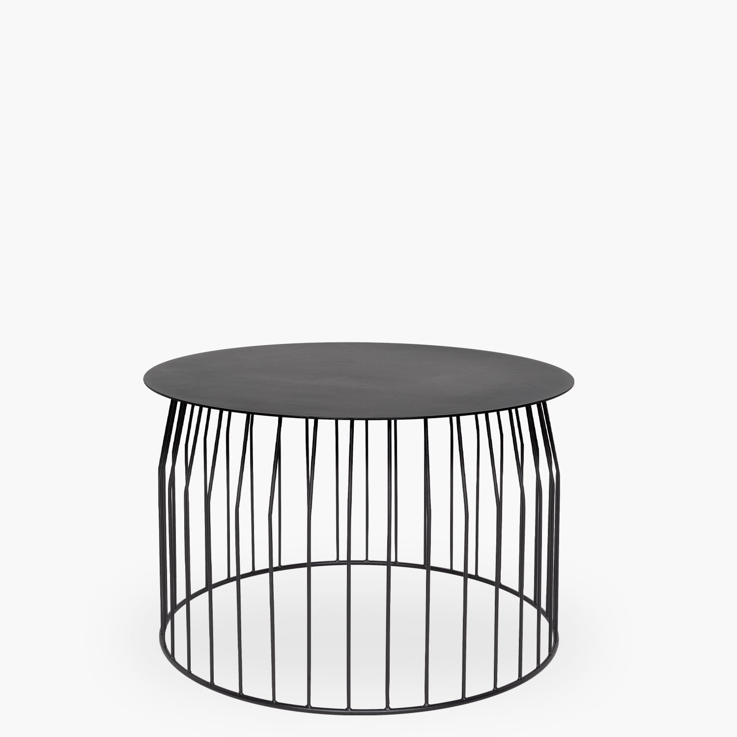 Form Design - Mesa De Centro Wire Diam 60 Negro