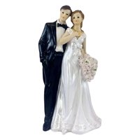 Magideal - Adorno Para Tarta, Figura De Novios, Figura De Pareja De Novios, Decoración Para Fiestas De Compromiso Y Bodas, Decoración Para Tartas De San Valentín D