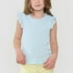thumbnail image 3 of Polera Niña Kids Manga Corta Rib Celeste Corona, 3 of 5
